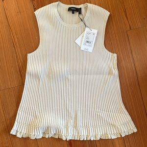 Theory sleeveless top ribbed